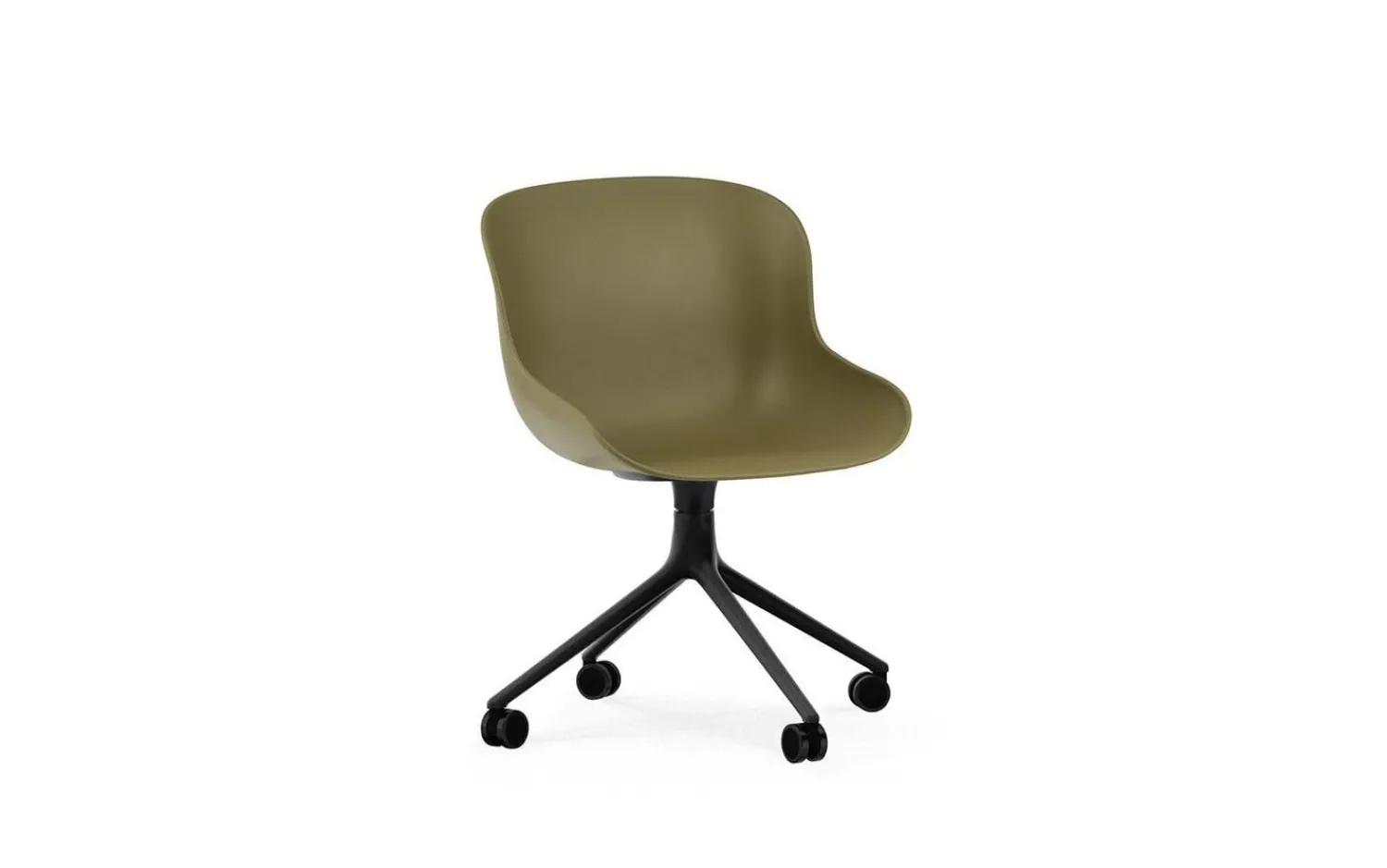 - Hyg Chair Swivel 4W Black Alu^Normann Copenhagen Hot