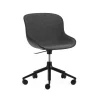 - Hyg Chair Swivel 5W Gas Lift Front Upholstery Black & Black Alu*Normann Copenhagen Sale