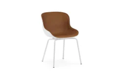 - Hyg Chair Front Upholstery White & White Steel^Normann Copenhagen Outlet