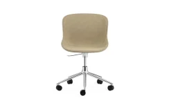 - Hyg Chair Swivel 5W Gas Lift Front Upholstery Sand & Alu^Normann Copenhagen Hot