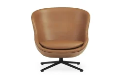 - Hyg Lounge Chair Low Swivel Black Alu*Normann Copenhagen Outlet