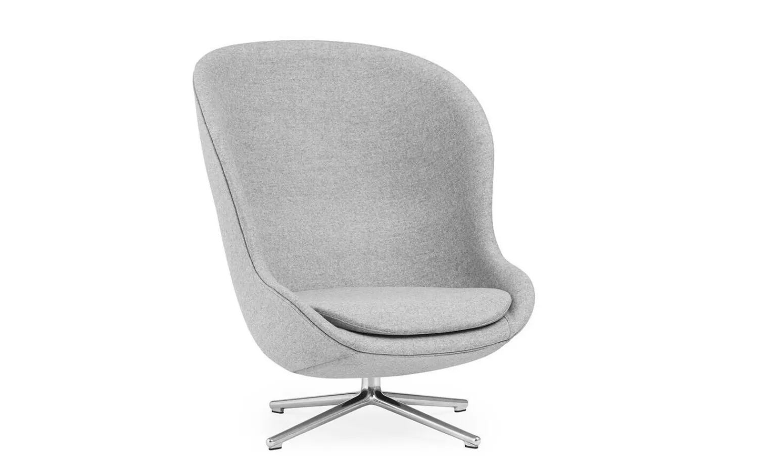- Hyg Lounge Chair High Swivel Alu^Normann Copenhagen Discount