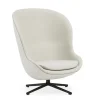 - Hyg Lounge Chair High Swivel Black Alu^Normann Copenhagen Hot