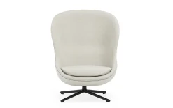 - Hyg Lounge Chair High Swivel Black Alu^Normann Copenhagen Hot