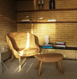 - Hyg Lounge Chair Low Oak*Normann Copenhagen New