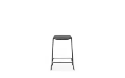 - Just Barstool 65 cm Full Upholstery Black Steel^Normann Copenhagen New