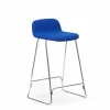 - Just Barstool 65 cm w. back Full Upholstery Chrome*Normann Copenhagen Outlet