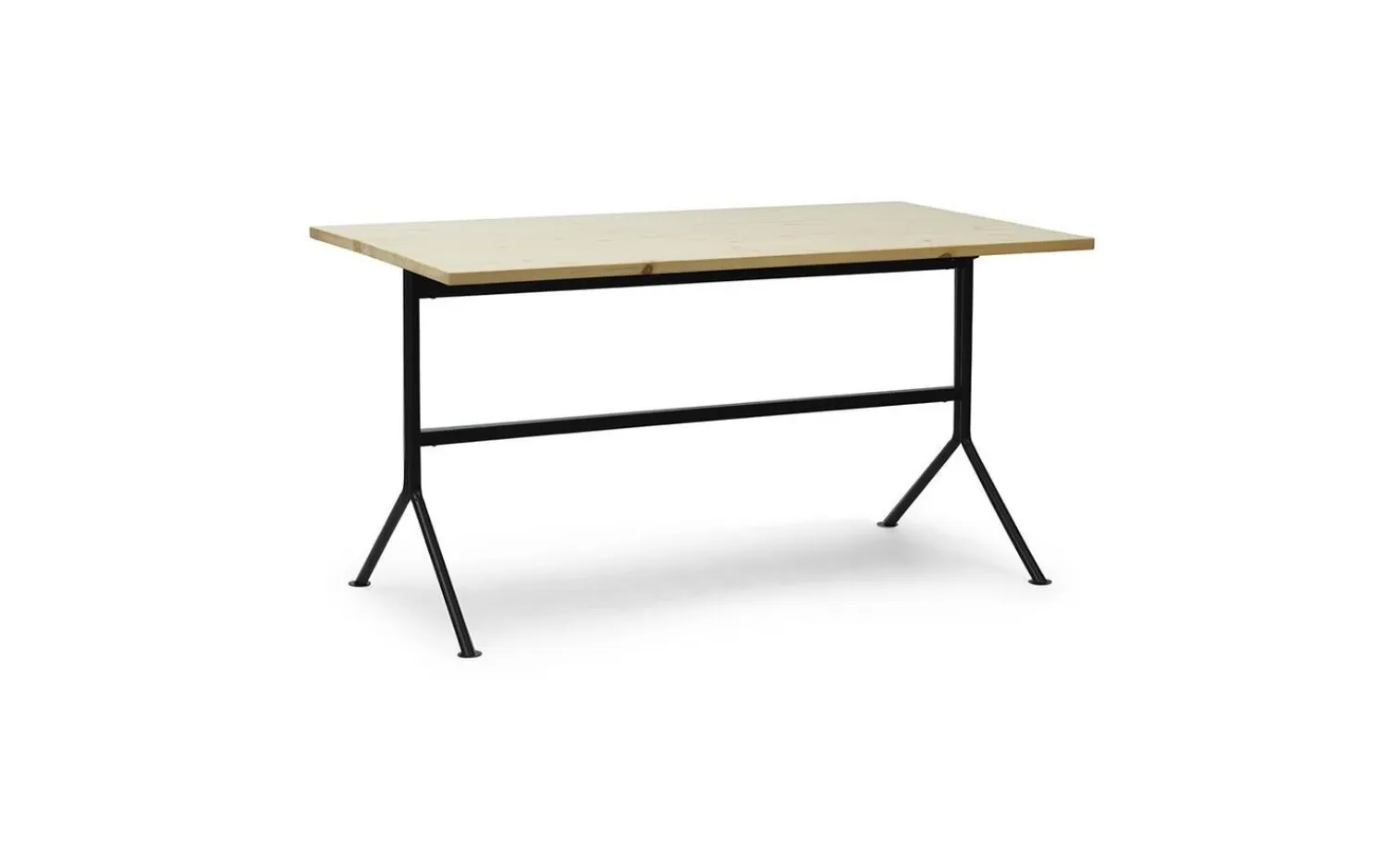 - Kip Desk Black Steel - Pine*Normann Copenhagen New