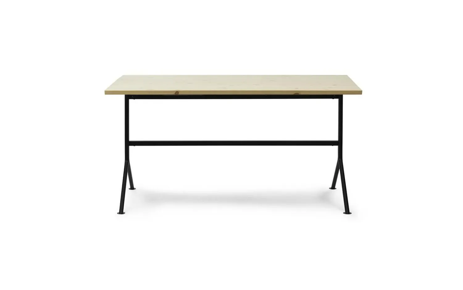 - Kip Desk Black Steel - Pine*Normann Copenhagen New
