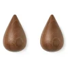 - knage - Dropit Hooks Large - Valnød - 2 styk*Normann Copenhagen Outlet
