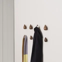 - knage - Dropit Hooks Large - Valnød - 2 styk*Normann Copenhagen Outlet