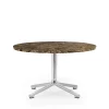 - Lunar Coffee Table - 40 x 70 cm - Alu/Marble^Normann Copenhagen