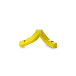 - Lysestage - Crooked Candlestick Two - Yellow/Gul*Normann Copenhagen New