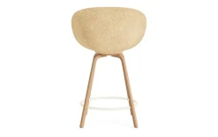 - Mat Bar Armchair 65 cm Front Upholstery Hemp Beech/Cream - Ultra 41599*Normann Copenhagen Clearance
