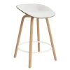 - Mat Barstool 65 cm Front Upholstery Seaweed Beech/Cream - Hallingdal 110^Normann Copenhagen Discount