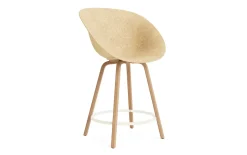 - Mat Bar Armchair 65 cm Beech/Cream - Hemp*Normann Copenhagen New