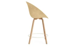 - Mat Bar Armchair 65 cm Beech/Cream - Hemp*Normann Copenhagen New