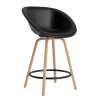 - Mat Bar Armchair 65 cm Full Upholstery Beech/Black - Ultra 41599^Normann Copenhagen New