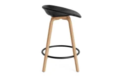 - Mat Barstool 65 cm Full Upholstery Beech/Black - Ultra 41599^Normann Copenhagen