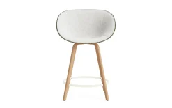 - Mat Bar Armchair 65 cm Front Upholstery Seaweed Beech/Cream - Hallingdal 110^Normann Copenhagen Outlet