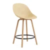- Mat Bar Chair 65 cm Beech/Black - Hemp*Normann Copenhagen Clearance