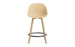 - Mat Bar Chair 65 cm Beech/Black - Hemp*Normann Copenhagen Clearance
