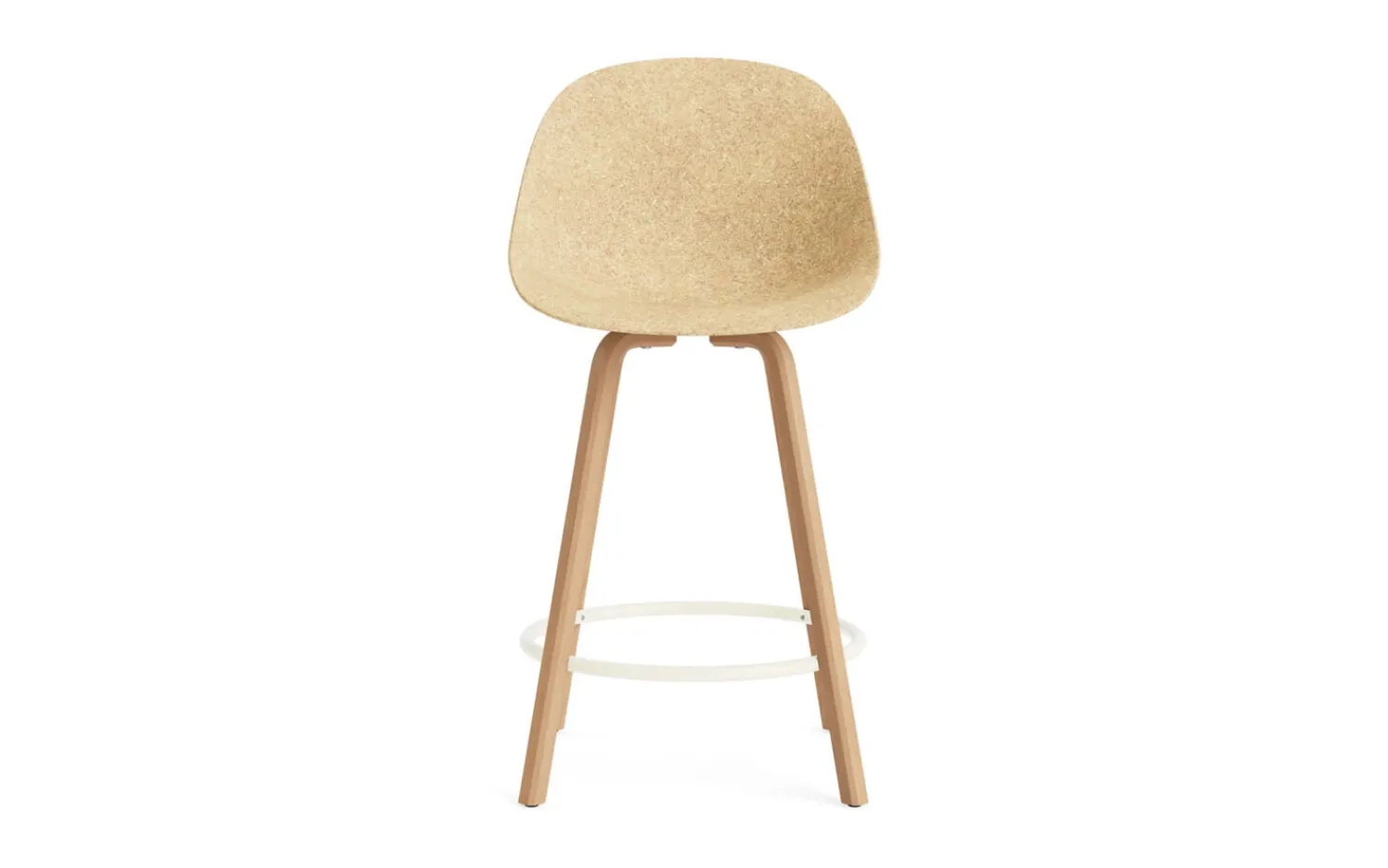 - Mat Bar Chair 65 cm Beech/Cream - Hemp*Normann Copenhagen Discount