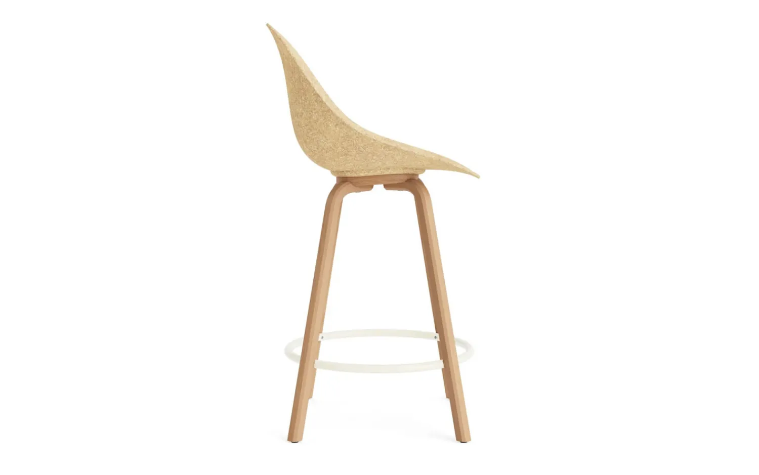 - Mat Bar Chair 65 cm Beech/Cream - Hemp*Normann Copenhagen Discount