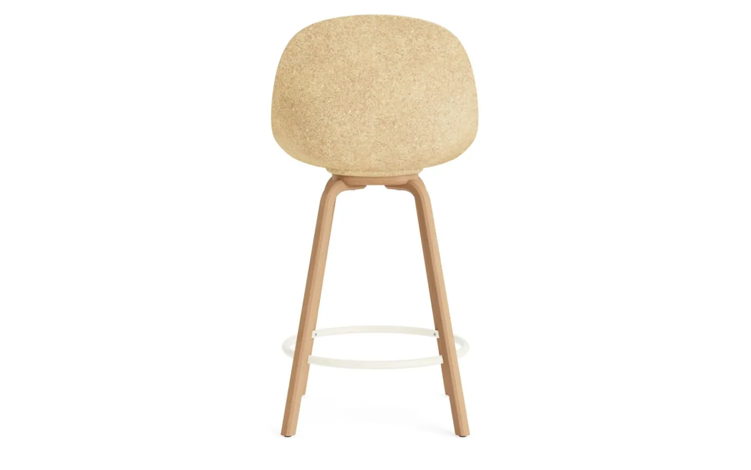 - Mat Bar Chair 65 cm Beech/Cream - Hemp*Normann Copenhagen Discount