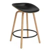 - Mat Barstool 65 cm Front Upholstery Hemp Beech/Black - Ultra 41599^Normann Copenhagen Hot