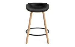- Mat Barstool 65 cm Front Upholstery Hemp Beech/Black - Ultra 41599^Normann Copenhagen Hot
