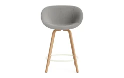 - Mat Bar Armchair 65 cm Full Upholstery Beech/Cream - Remix 133*Normann Copenhagen Clearance