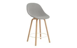 - Mat Bar Chair 65 cm Full Upholstery Beech/Cream - Remix 133*Normann Copenhagen