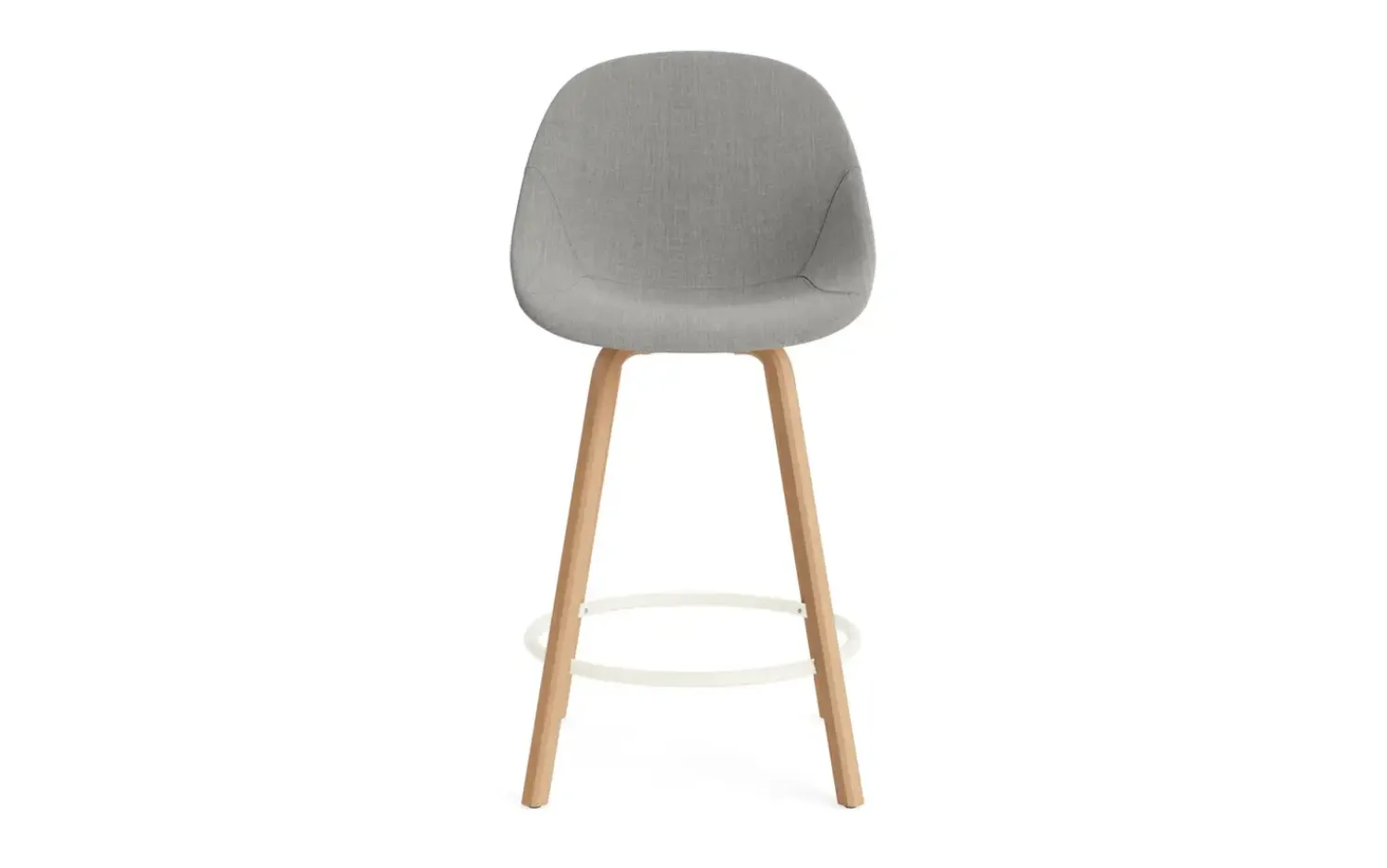 - Mat Bar Chair 65 cm Full Upholstery Beech/Cream - Remix 133*Normann Copenhagen