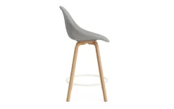 - Mat Bar Chair 65 cm Full Upholstery Beech/Cream - Remix 133*Normann Copenhagen