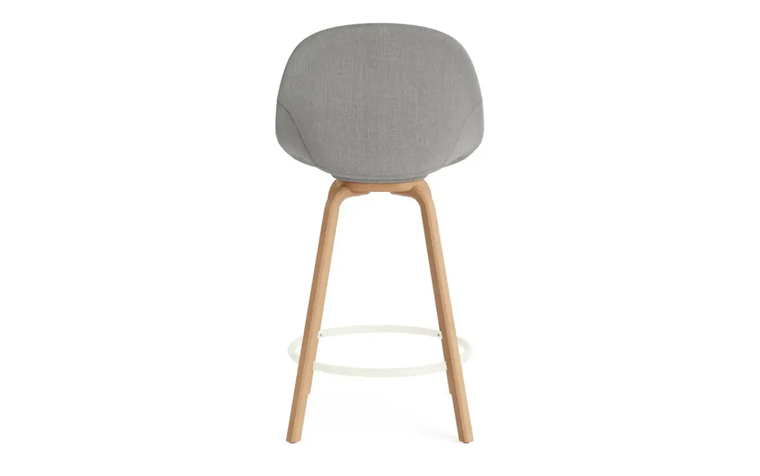 - Mat Bar Chair 65 cm Full Upholstery Beech/Cream - Remix 133*Normann Copenhagen