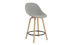 - Mat Bar Chair 65 cm Full Upholstery Beech/Black - Remix 133^Normann Copenhagen Clearance