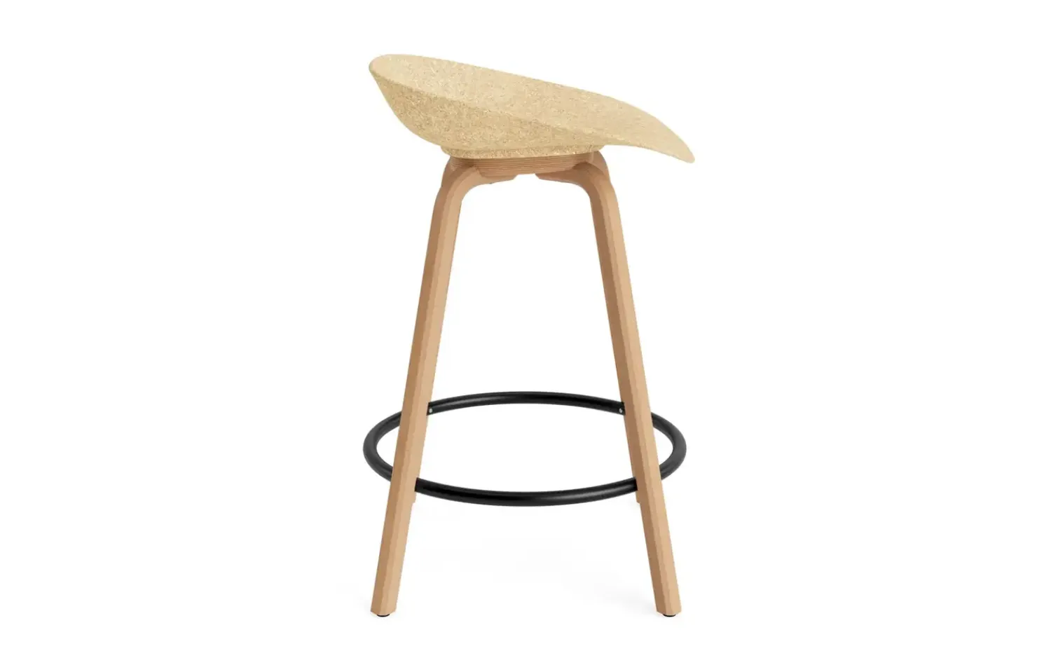 - Mat Barstool 65 cm Beech/Black*Normann Copenhagen Hot
