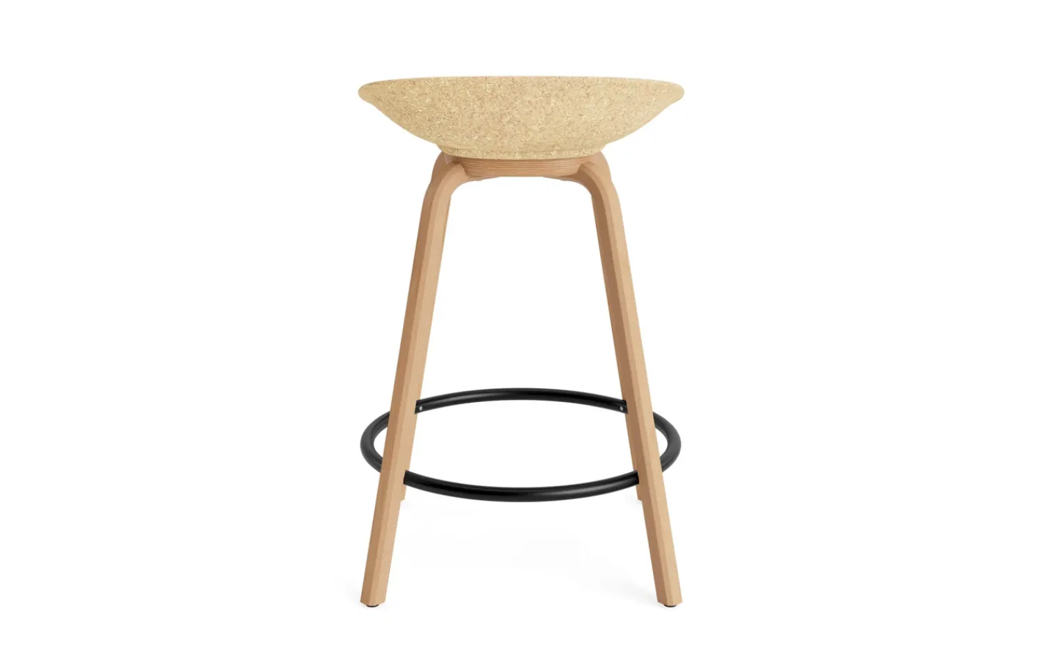 - Mat Barstool 65 cm Beech/Black*Normann Copenhagen Hot