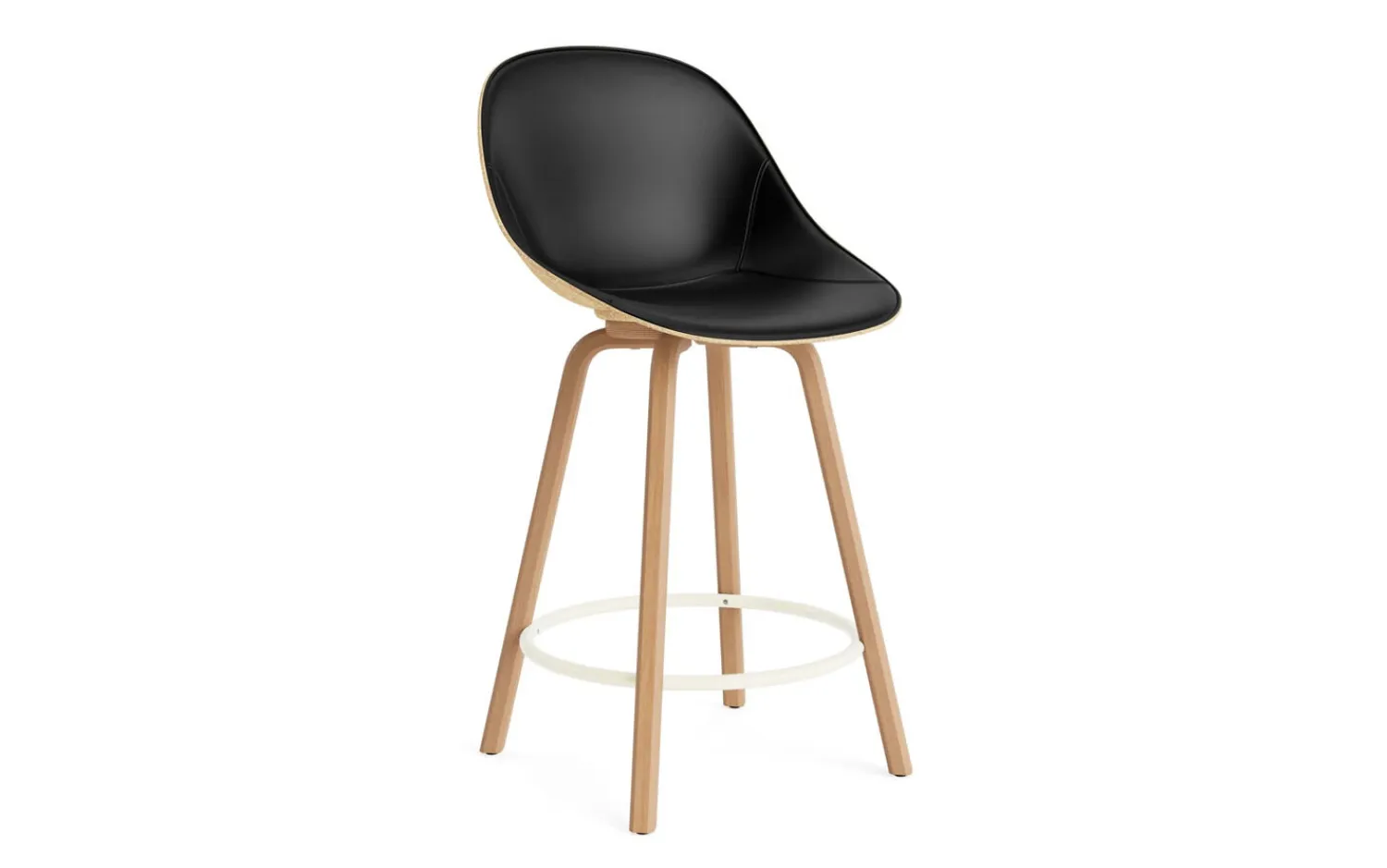 - Mat Bar Chair 65 cm Front Upholstery Hemp Beech/Cream - Ultra 41599*Normann Copenhagen Discount