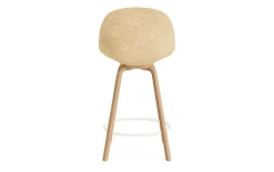 - Mat Bar Chair 65 cm Front Upholstery Hemp Beech/Cream - Ultra 41599*Normann Copenhagen Discount