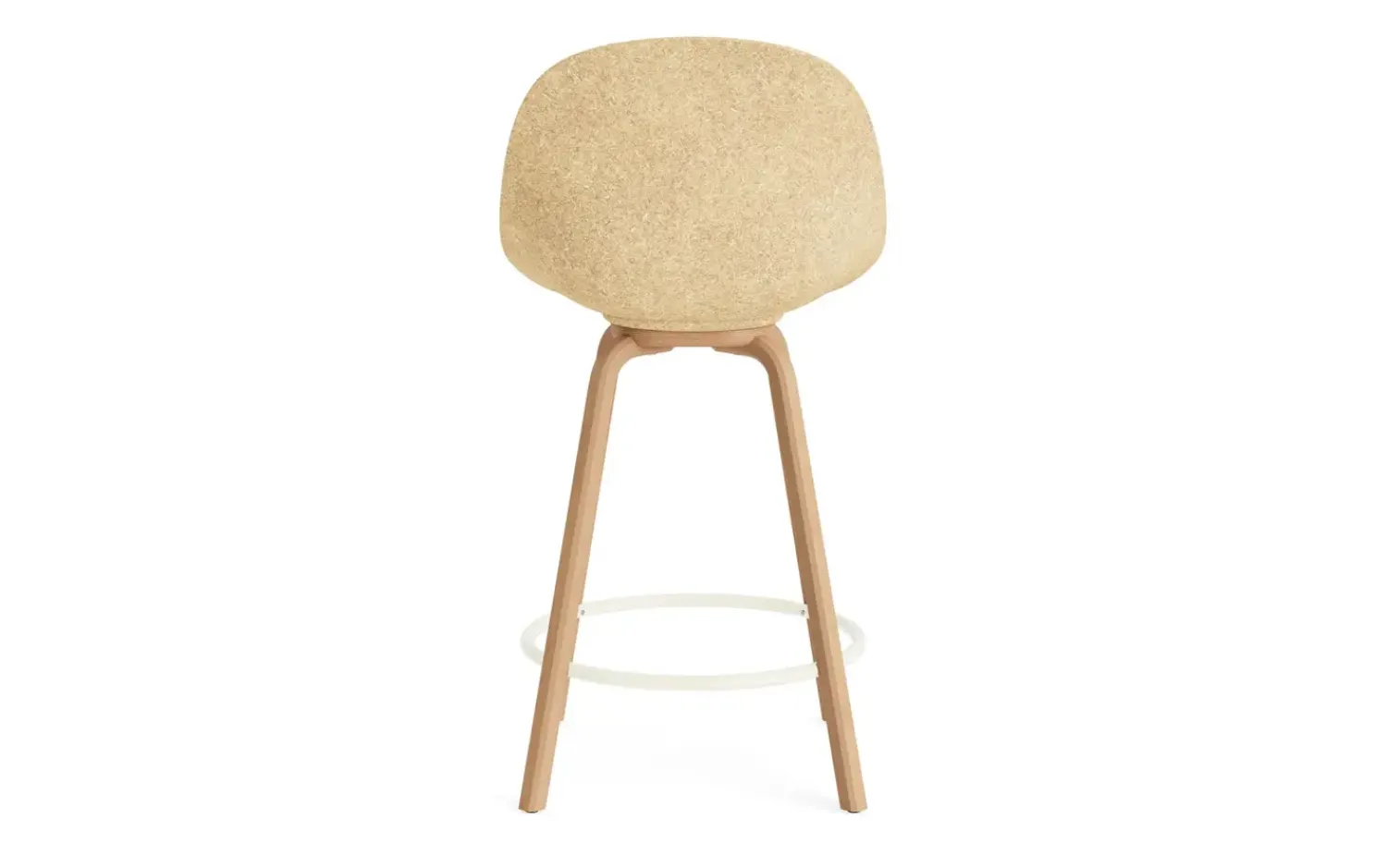 - Mat Bar Chair 65 cm Front Upholstery Hemp Beech/Cream - Ultra 41599*Normann Copenhagen Discount