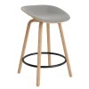 - Mat Barstool 65 cm Front Upholstery Hemp Beech/Black - Remix 133^Normann Copenhagen Clearance