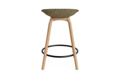 - Mat Barstool 65 cm Beech/Black^Normann Copenhagen Hot