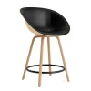 - Mat Bar Armchair 65 cm Front Upholstery Hemp Beech/Black - Ultra 41599^Normann Copenhagen New
