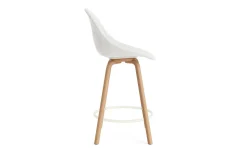 - Mat Bar Chair 65 cm Full Upholstery Beech/Cream - Hallingdal 110^Normann Copenhagen Discount