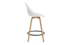 - Mat Bar Chair 65 cm Full Upholstery Beech/Black - Hallingdal 110*Normann Copenhagen Hot