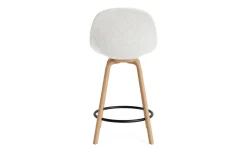- Mat Bar Chair 65 cm Full Upholstery Beech/Black - Hallingdal 110*Normann Copenhagen Hot