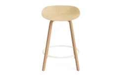 - Mat Barstool 65 cm Beech/Cream*Normann Copenhagen Clearance