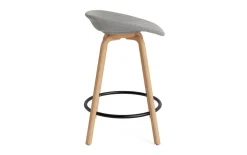 - Mat Barstool 65 cm Full Upholstery Beech/Black - Remix 133^Normann Copenhagen Clearance